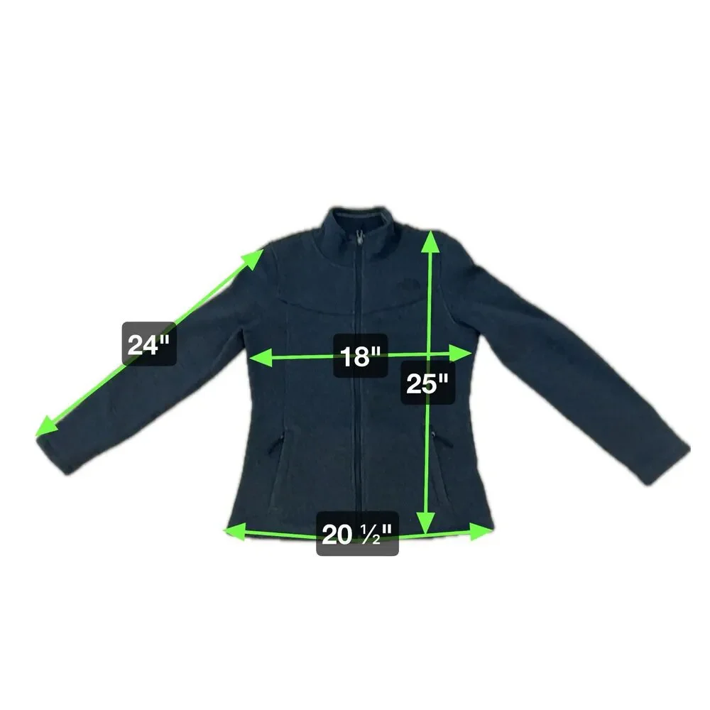 The NorthFace Fleece Zip Down Jacket - Women's Medium - Picture 7 of 7